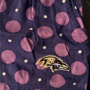 Ravens Team Purple Polka Dot Lounge Shorts